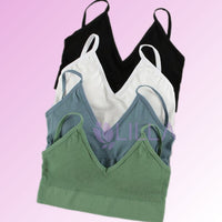 Compre 3 leve 4 - Branco + Preto + Azul + Verde
