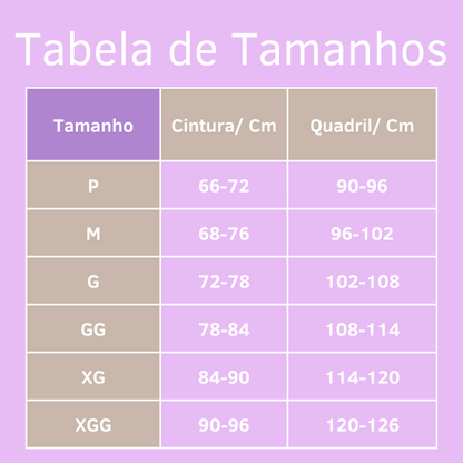 Calcinha Bumbum UP - Quadril e Bumbum almofadas Removíveis