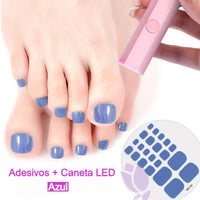 Azul + Caneta LED