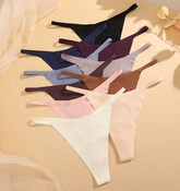 Calcinhas Fio sem costura modelo T - 8 Peças