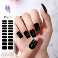 Unhas em Gel Adesivos - 20 Adesivos - Acompanha LED UV