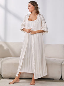 Conjunto Robe e Camisola  Luxury Seda