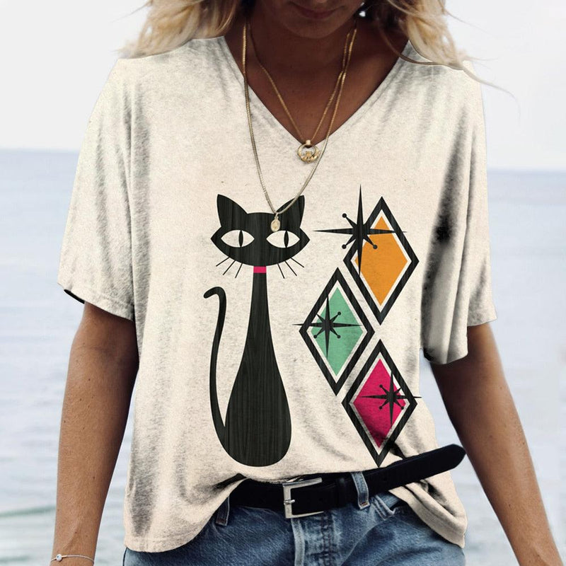 Camiseta Gatos - T Shirt - LillaBelle