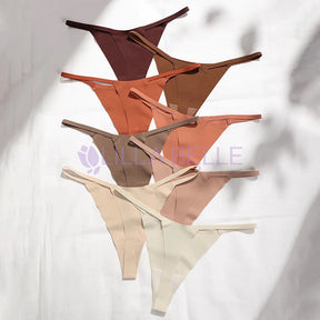 Calcinhas Fio sem costura modelo T - 4 ou 8 Peças