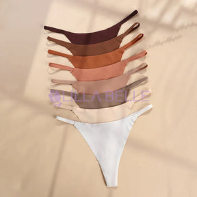 Calcinhas Fio sem costura modelo T - 4 ou 8 Peças