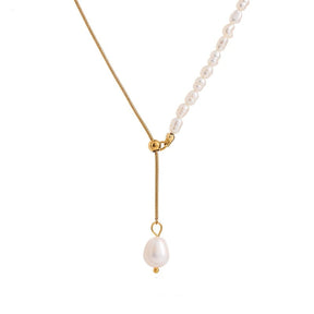 Colar misto Perolas Naturais